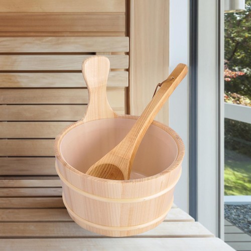 Natural wooden sauna - 4l, bucket