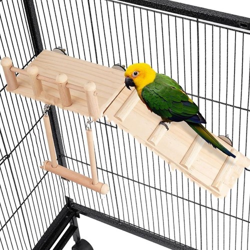 Wooden cockatiel parrot bird - wooden,