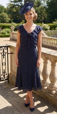 Jacques vert midi dress size - jacques,