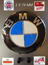 1x BMW 74mm Boot Lid ROUND