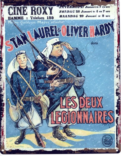 Laurel and hardy metal - laurel,
