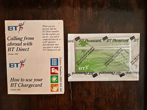 British telecom phonecard - telecom,