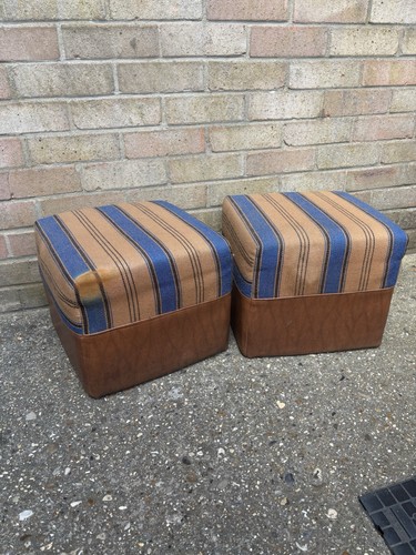 Vintage pair upholstered - vintage,