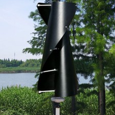 2000W 48V Vertical Wind Turbine 2KW Wind Power Generator 1.5M Black Blades