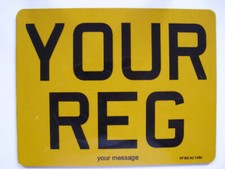 11x8 Square Rear Yellow number