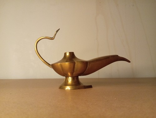 Aladdin genie lamp brass home - aladdin,