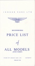 JAGUAR ALL MODELS PRICE LIST