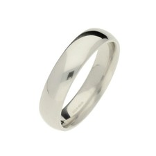 Platinum 5mm 'Court' Wedding