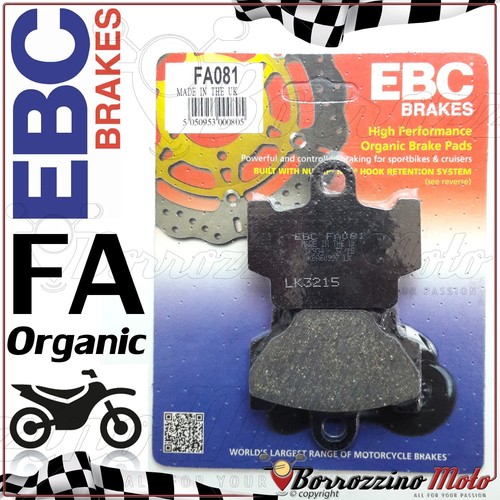 Organic front brake - pads, ebc