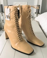 Ladies Zara Leather Lace Up