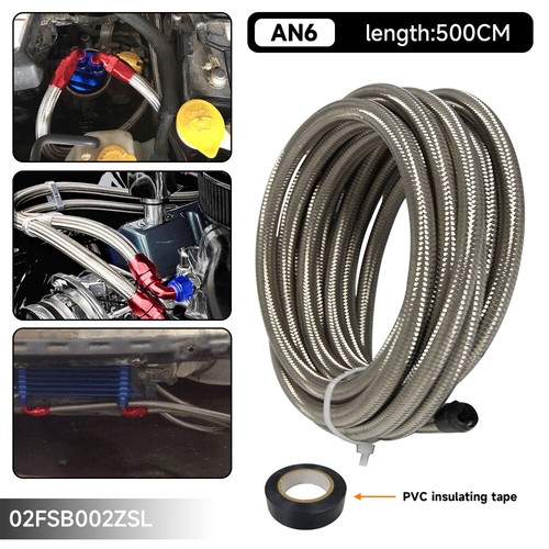 Stainless steel braided - 5m,