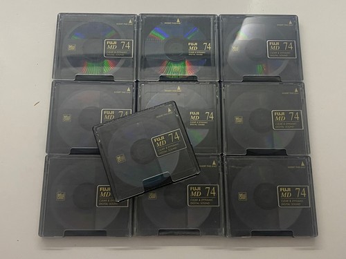 Fuji md74 minidiscs slip - 10,