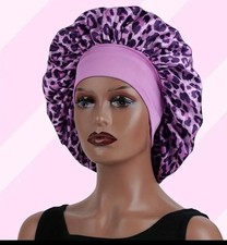 Leopard Print Bonnet for Women