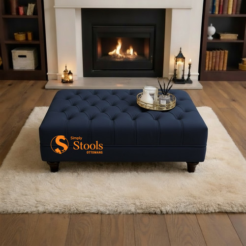 Large navy velvet - navy, storage