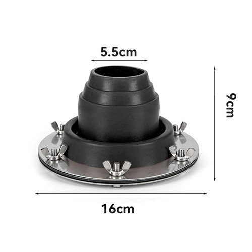 Tent flue flashing kit - kit, for
