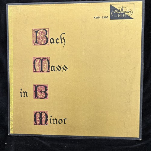 Bach mass minor - bach, in