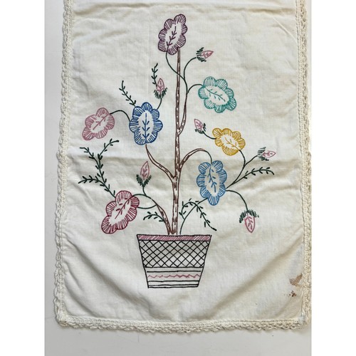 Vintage dresser scarf runner - dresser,