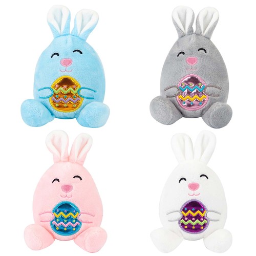 Easter bunny soft toy hugging - easter,