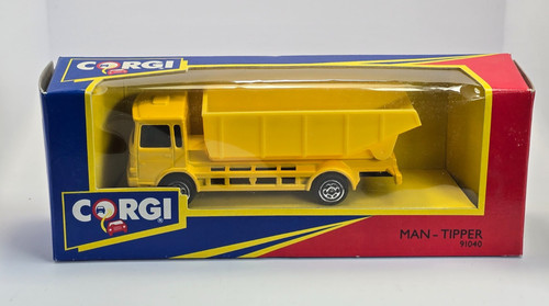 Corgi man tipper truck - corgi,