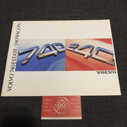 Vintage volvo 240 740 brochure - vintage,
