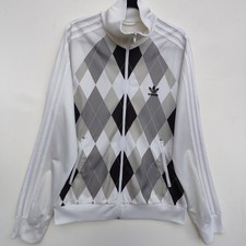 Adidas Originals Argyle Tracksuit Top Jacket | Men's Large