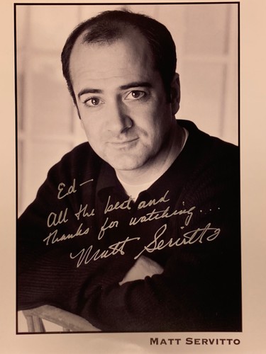 Hand signed matt servitto 8x10 - hand,