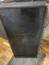 Large Passive PA Speakers 18’ Unit with A Metal Grille and Carpeted Closure UK