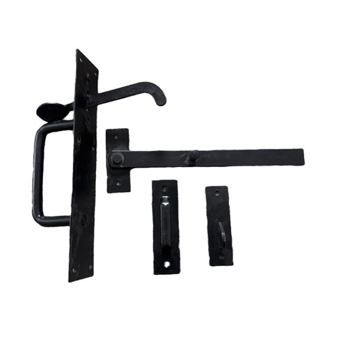 Gate suffolk latch black 204mm - black,