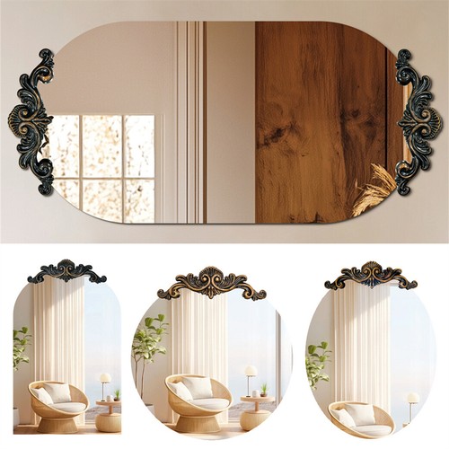 Vintage wall mirror large gold - vintage,