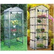 4/5 Tier Mini Greenhouse Walk In Grow Bag Green House PVC Cover Plastic Garden