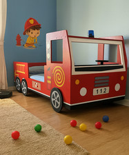 Children Fire Engine Bed Frame