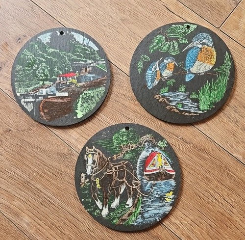 Canal barge ware coasters - canal,