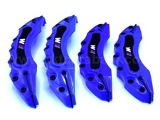 For BMW M Performance Disc Brake Caliper Covers (Front & Rear 4PCS/Set) Blue