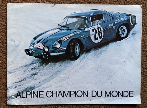 Renault alpine 1600 - alpine,
