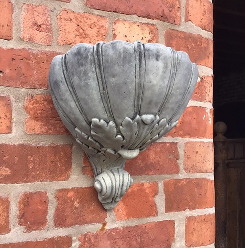 Stone garden acanthus leaf - garden,
