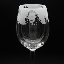 Madonna | Crystal Wine Glass | Engraved | Gift | Present