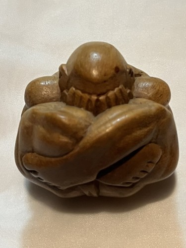 Hand carved wooden weeping - carved,