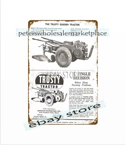1950 trusty tractor farming - tractor,