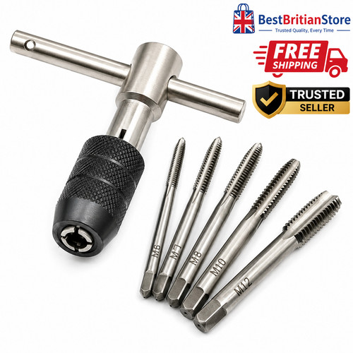 6pc tap wrench chuck set - &,