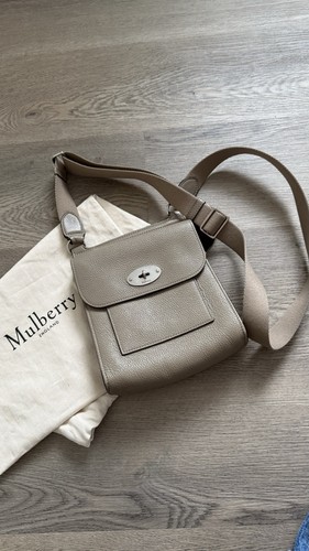 Mulberry small antony solid - mulberry, in