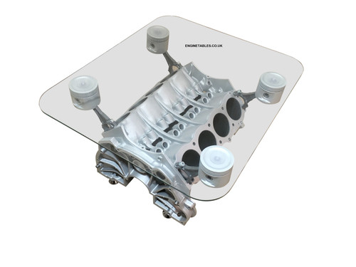 Engine block coffee table - v8,