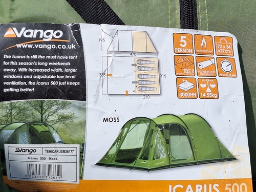 Vango icarus 500 man tent - 5,
