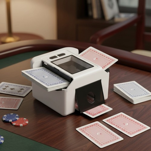 Automatic card shuffler - automatic,