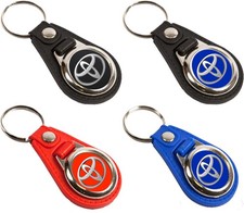 TOYOTA, Leather Look Key Ring