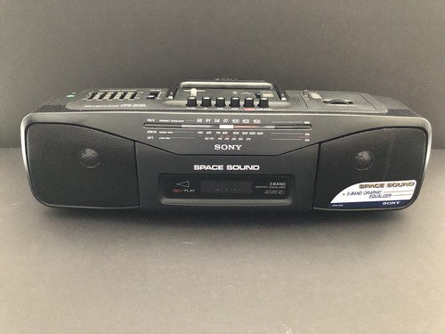 Sony radio cassette corder - radio,
