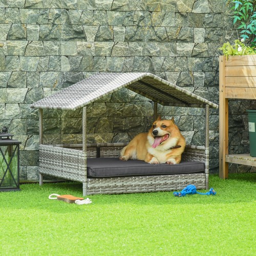 Wicker dog house rattan pet - house,,