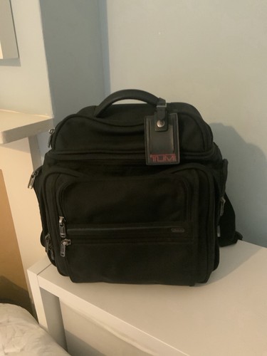 Tumi black ballistic nylon - tumi,