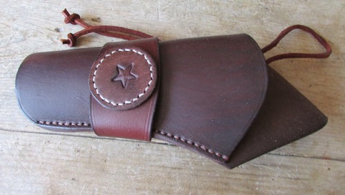 New brown genuine - leather, r/h