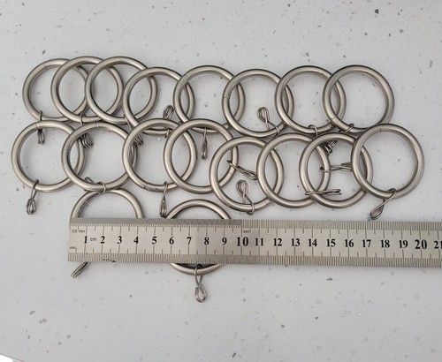 Curtain rings matt - rings, nickel
