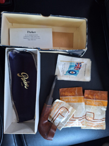 Parker briar poker - briar, tobacco
